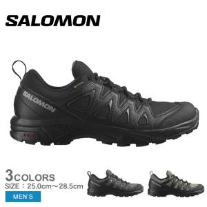 サロモン トレッキングシューズ メンズ X BRAZE GORE-TEX SALOMON L47180400 L47180500 L47180600 ブラック 黒 グレー 靴 通勤｜z-craft