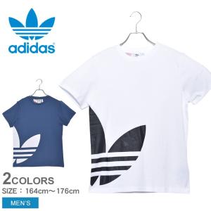 （メール便可） アディダス オリジナルス Tシャツ 半袖 メンズ ビッグ トレフォイル ADIDAS ORIGINALS 白 ホワイト 青 ブルー