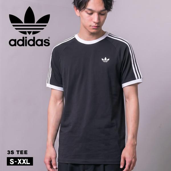 アディダス 半袖Tシャツ メンズ 3S TEE 半袖Tシャツ ADIDAS KE3538 ブラック ...
