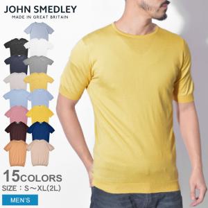 SALE Pt10 ジョンスメドレー 半袖Tシャツ メンズ ベルデン JOHN SMEDLEY ブラック 黒 ホワイト 白 カットソー トップス ブランド コットン｜z-craft