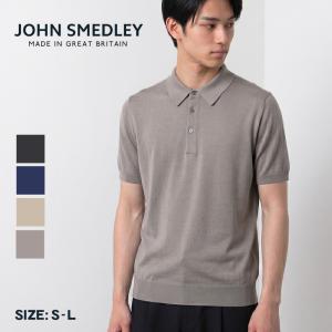 ジョンスメドレー 半袖ポロシャツ メンズ ZANDER JOHN SMEDLEY ブラック 黒 ネイビー 紺 ウエア トップス ポロシャツ ブランド