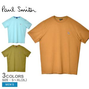 送料無料 ポール スミス 半袖Tシャツ メンズ REG FIT SS TSHIRT ZEBRA BADGE PAUL SMITH M2R-011RZ-H20064 無地｜z-craft