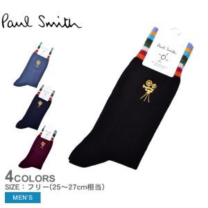 （ゆうパケット送料無料） ポール スミス 靴下 メンズ ソック ゴールド カメラ PAUL SMITH 380NE-J325 黒 青 ネイビー 紺 レッド 赤 人気｜z-craft