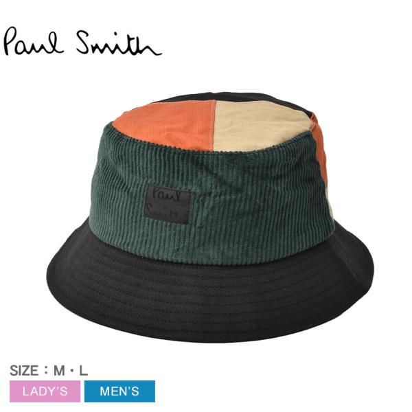 ポール スミス 帽子 メンズ レディース カラーブロック バケットハット PAUL SMITH M1...