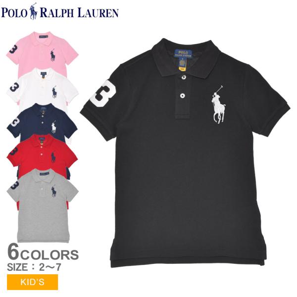 ポロ ラルフローレン 半袖ポロシャツ キッズ ジュニア 子供 Big Pony コットン メッシュ ...