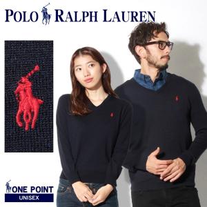 POLO RALPH LAUREN ポロ ラルフローレン セーター ワンポイント Vネックセーター メンズ レディース
