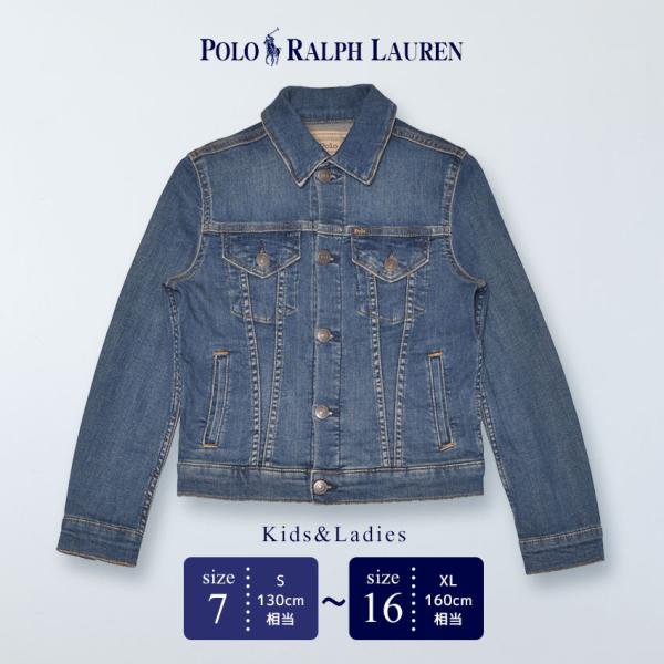 ポロ ラルフローレン デニムジャケット キッズ ジュニア 子供 レディース PLDENIM TRUC...