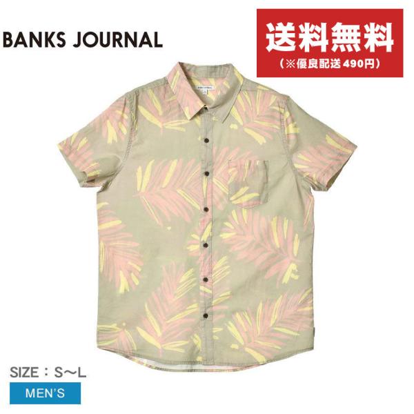（ネコポス配送） バンクス ジャーナル 半袖シャツ メンズ SEASONS SS SHIRT BAN...