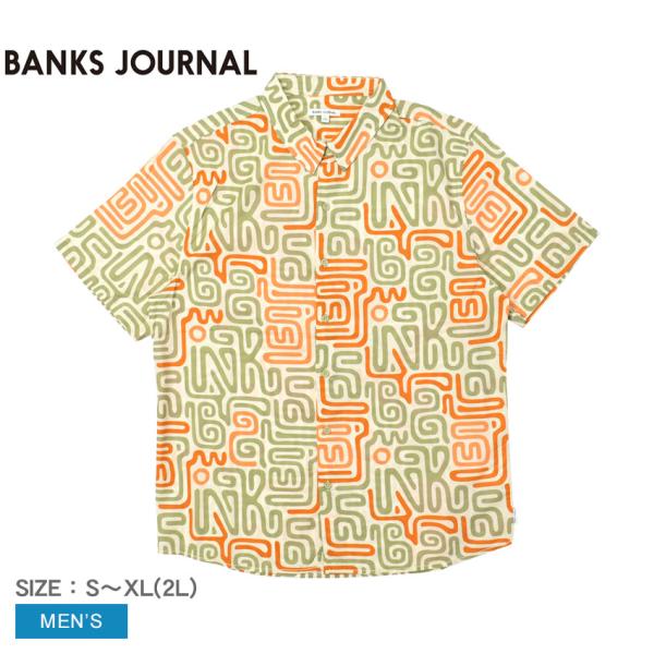 （ネコポス配送） バンクス ジャーナル 半袖シャツ メンズ MORA SHORT SLEEVE SH...