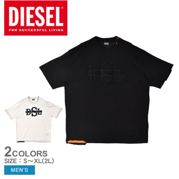 ディーゼル 半袖Tシャツ メンズ T-WASHROT DIESEL A085660EFAN ブラック...