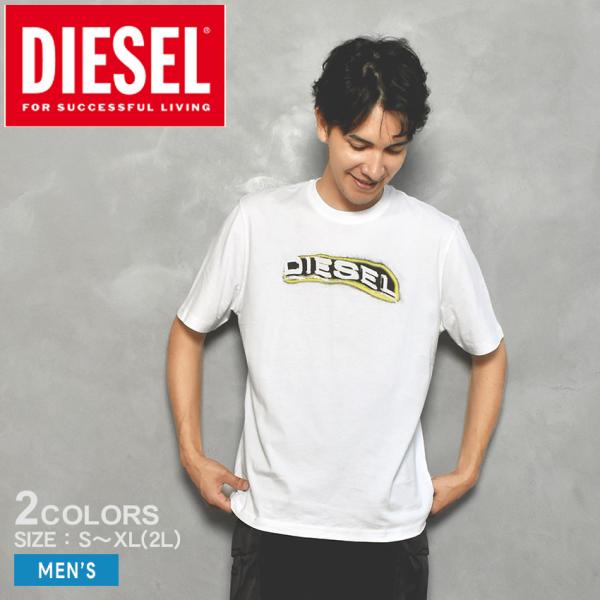 （ネコポス配送） ディーゼル 半袖Tシャツ メンズ T-ADJUST-R4 DIESEL A1639...