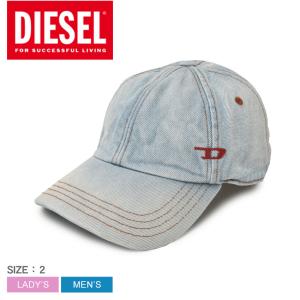 送料無料 ディーゼル 帽子 メンズ レディース C-LIB-3 CAP DIESEL A090420TFAG ブルー 青 ベースボールキャップ デニムキャップ ブランド｜z-craft