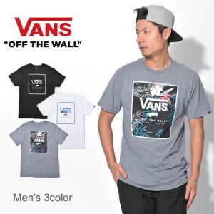 （店内全品クリアランス） （メール便可）VANS ヴァンズ 半袖Tシャツ メンズ プリント ボックス Tシャツ VN0A312