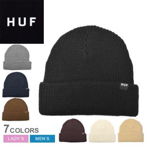 （ネコポス配送） ハフ ニット帽 メンズ レディース ESSENTIALS USUAL BEANIE HUF BN00134 ブラック 黒 グレー 帽子 ニットキャップ キャップ ロゴ 爆買
