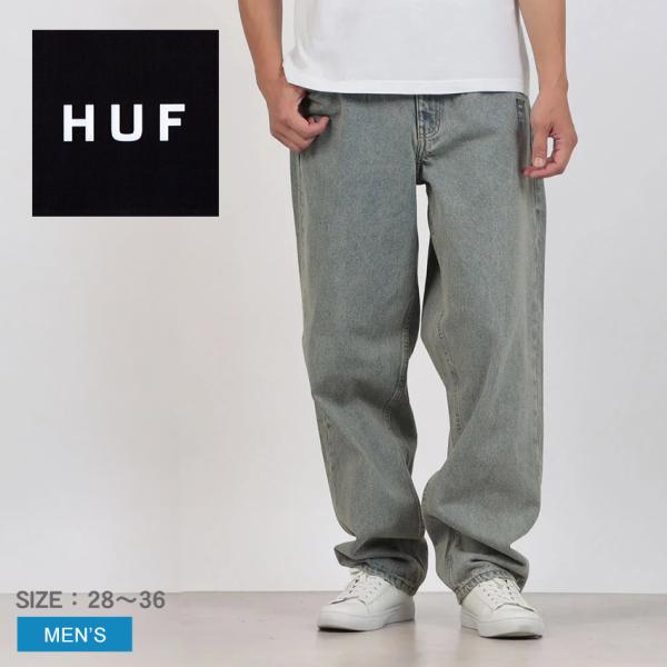ハフ デニムパンツ メンズ CROMER WASHED PANT ウォッシュドパンツ HUF PT0...