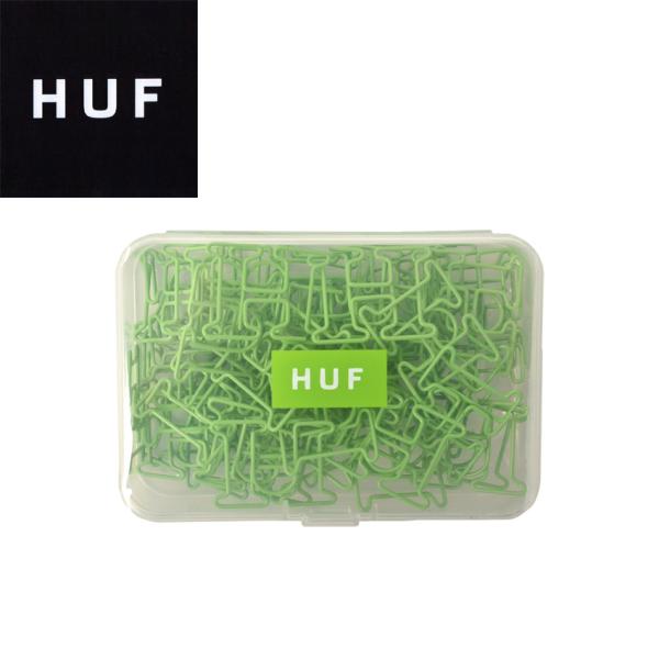 ハフ 文房具 メンズ レディース ペーパー クリップ HUF AC00748 グリーン 緑 文具 小...