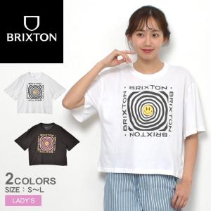 （ゆうパケット送料無料） ブリクストン 半袖Tシャツ レディース DIZZY S/S SKIMMER BRIXTON 16867 ブラック 黒 ホワイト 白 ウエア 半袖 クルーネック｜z-craft