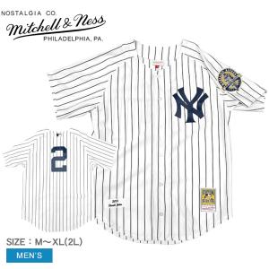 ミッチェル＆ネス ユニフォームシャツ メンズ デレク・ジーター ニューヨーク・ヤンキース 2013 シャツ MITCHELL＆NESS ホワイト