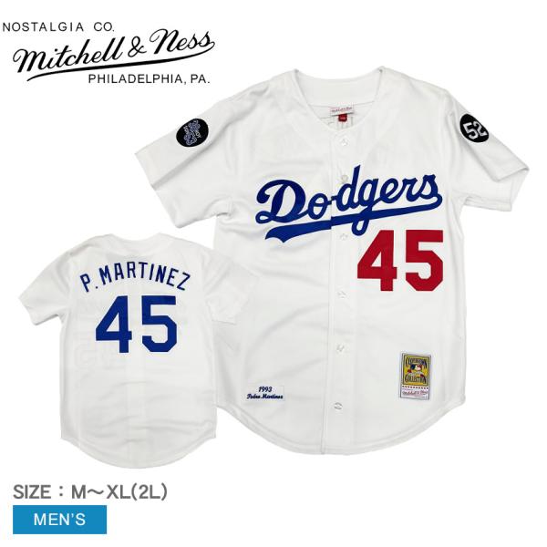 ミッチェル＆ネス ユニフォームシャツ メンズ Pedro Martinez Los Angeles ...