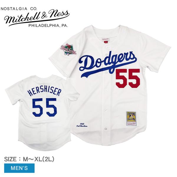 ミッチェル＆ネス ユニフォームシャツ メンズ Orel Hershiser Los Angeles ...