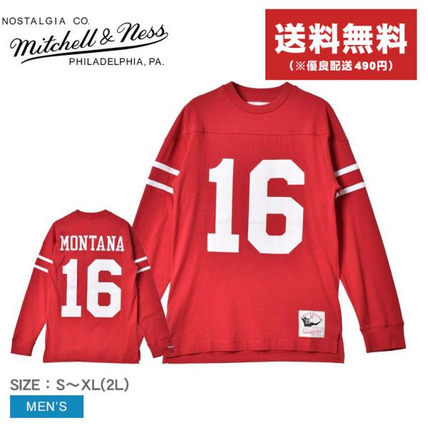 ミッチェルアンドネス 長袖Tシャツ メンズ N＆N ロングスリーブTシャツ サンフランシスコ・フォー...