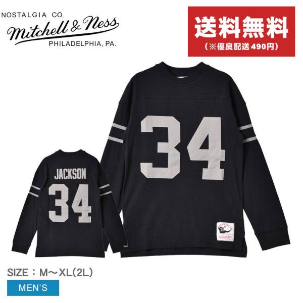 ミッチェルアンドネス 長袖Tシャツ メンズ N＆N ロングスリーブTシャツ ロサンゼルス・レイダース...