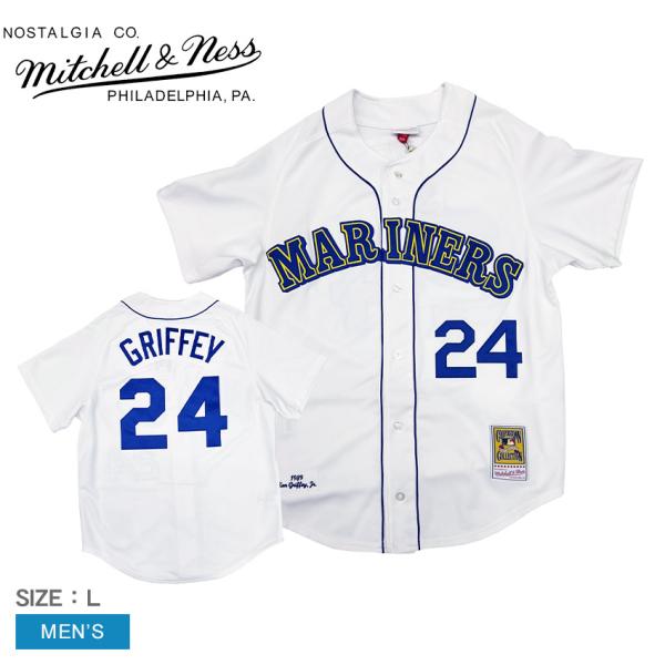 ミッチェル＆ネス ユニフォームシャツ メンズ Ken Griffey Jr Seattle Mari...