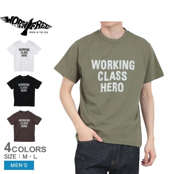 ウォーンフリー 半袖Tシャツ メンズ JOHN LENNON WORKING CLASS HERO ...