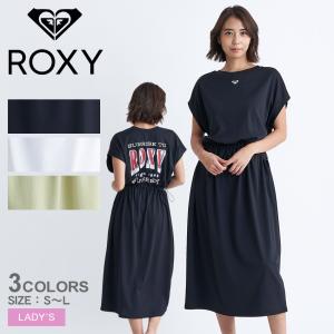 ロキシー ラッシュガード ワンピース レディース SUNRISE TO SUNSET DRESS ROXY RLY242046 ブラック 黒 ホワイト 白 水着 ワンピ