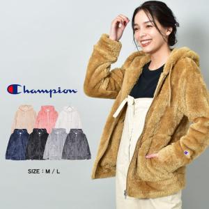 チャンピオン フリース パーカー レディース ジップフードフリースジャケット