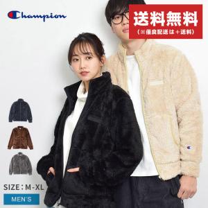 送料無料 チャンピオン アウター メンズ ジップジャケット CHAMPION C3-L616 ブラウン 茶 ネイビー 紺 アウター 上着 羽織 ストリート｜z-craft