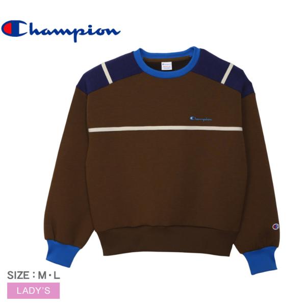 チャンピオン スウェット レディース ウィメンズ クルーネックスウェットシャツ CHAMPION C...