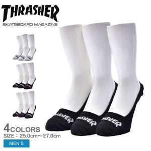 スラッシャー 靴下 メンズ MAG LINER SOCKS 3P THRASHER TH-SX211 黒 3足セット 3足組 ブランド 人気｜z-craft