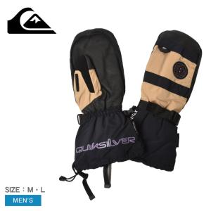 送料無料 クイックシルバー 雪用手袋 メンズ AUSTEN SWEETEN GORE-TEX MITT QUIKSILVER EQYHN03169 黒 スノーグローブ｜z-craft