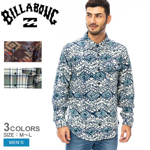 ビラボン 長袖シャツ メンズ ファーネス フランネル BILLABONG BE012113 ブルー ...