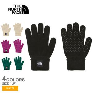 ザ ノースフェイス 手袋 キッズ ジュニア 子供 ニットグローブ JF THE NORTH FACE NNJ62200 ブラック 黒 ネイビー ピンク グレー｜z-craft