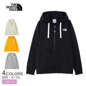 ザ ノースフェイス パーカー レディース リアビューフルジップフーディ THE NORTH FACE NTW12340 ホワイト 白 ブラック 黒 ロゴ