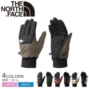 ザ ノースフェイス 手袋 メンズ レディース ヌプシイーチップグローブ THE NORTH FACE NN62310 ブラック 黒 グリーン 緑 春 秋｜z-craft