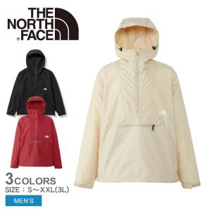 ザ ノースフェイス ウインドブレーカー メンズ コンパクトアノラック THE NORTH FACE NP22333 ブラック 黒 ホワイト 白 トップス｜z-craft