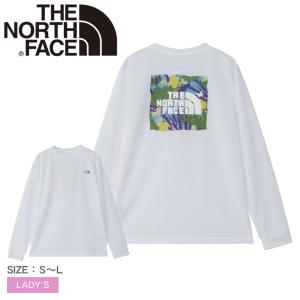 ザ ノースフェイス 長袖Tシャツ レディース ロングスリーブTNFバグフリーティー THE NORTH FACE NTW12450 ホワイト 白 トップス｜z-craft