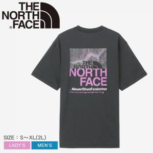 ザ ノースフェイス 半袖Tシャツ メンズ レディース ショートスリーブハーフスウィッチングロゴティー THE NORTH FACE NT32458 黒 父の日