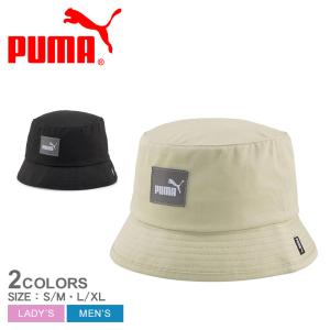 （ゆうパケット可） プーマ ハット メンズ レディース ユニセックス プーマ コア バケットハット PUMA 024363 ブラック 黒 グレー ホワイト 白 帽子｜z-craft