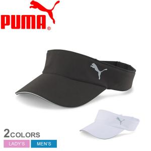 プーマ サンバイザー メンズ レディース ランニング バイザー PUMA 024398 ブラック 黒 ホワイト 白 帽子 サンバイザー シンプル｜z-craft