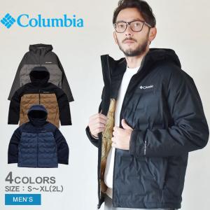 コロンビア アウター メンズ グランド トレック II ダウン フード ジャケット COLUMBIA WE5083 ブラック 黒 ネイビー 紺 保温 雪｜z-craft