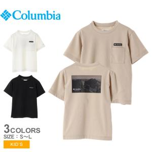 （ゆうパケット可） コロンビア 半袖Tシャツ キッズ ベビー ジュニア 子供 ユースミラーズクレストグラフィックショートスリーブTシャツ COLUMBIA 黒｜z-craft