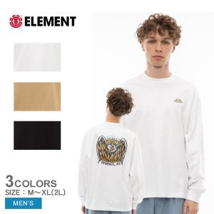 エレメント 長袖Tシャツ メンズ TIMBER PHOENIX LS ロンＴ ELEMENT BD022070 ベージュ ブラック 黒 ホワイト 白 トップス 長袖 父の日｜z-craft