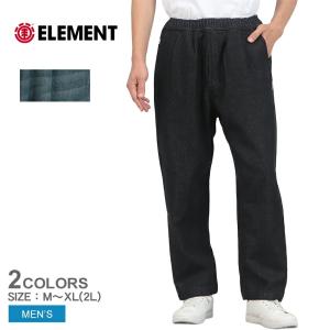 エレメント デニムパンツ メンズ SHOD PANTS BIG Denim Pants デニムパンツ ELEMENT BG022701 ブラック 黒 ブルー 青 ジーンズ