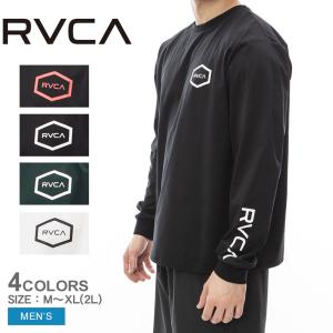 ルーカ ラッシュガード メンズ HEX SURF LS RVCA BE041801 ブラック 黒 グリーン 緑 ホワイト 白 トップス 長袖 サーフィン 運動 父の日｜Z-CRAFT ヤフーショッピング店