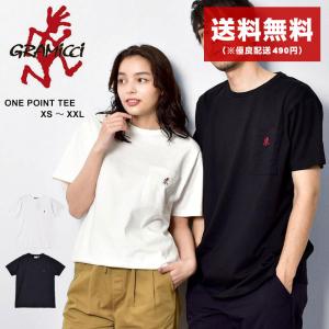 （ゆうパケット送料無料） グラミチ 半袖Tシャツ メンズ レディース ワンポイントTシャツ GRAMICCI 1948-STS ホワイト 白 黒 ユニセックス ロゴ 父の日｜z-craft