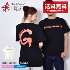 送料無料 グラミチ 半袖Tシャツ メンズ レディース GRAMICCI DMF211101 黒 白 DEUS EX MACHINA デウス エクス マキナ 父の日｜z-craft